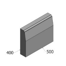 Specifications of the three-station wet press curb production line