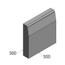 Specifications of the three-station wet press curb production line